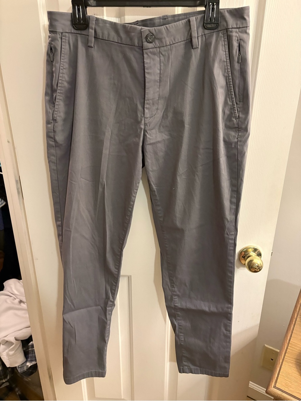 Bird dogs Men's Gray Casual Chino Pants 34x30
